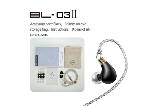 BLON BL03 II 10mm Dual Dynamic Driver In-Ear Headphone