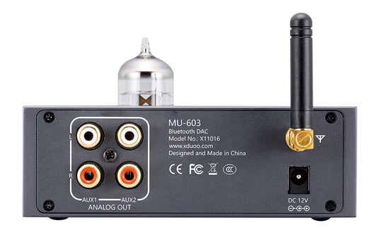 XDUOO MU603 Tube Bluetooth Digital to Analog Convertor (DAC)