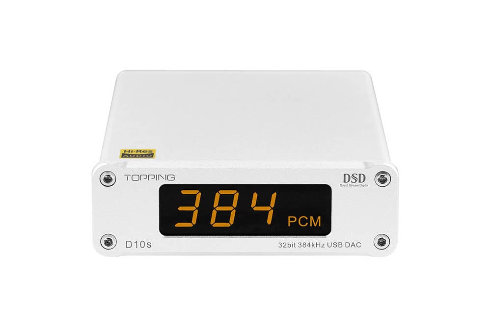 TOPPING D10S MINI USB DAC CSS XMOS XU208 ES9038Q2M OPA2134 DSD 256 PCM 384 Audio Amplifier Decoder.