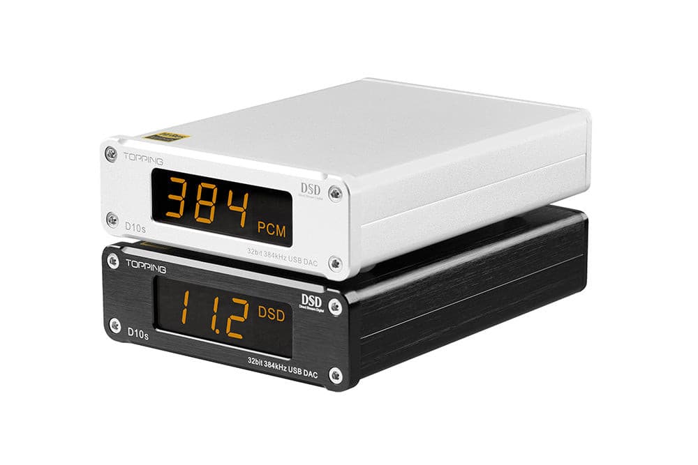 TOPPING D10S MINI USB DAC CSS XMOS XU208 ES9038Q2M OPA2134 DSD 256 PCM 384 Audio Amplifier Decoder.