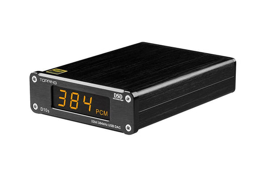 TOPPING D10S MINI USB DAC CSS XMOS XU208 ES9038Q2M OPA2134 DSD 256 PCM 384 Audio Amplifier Decoder.