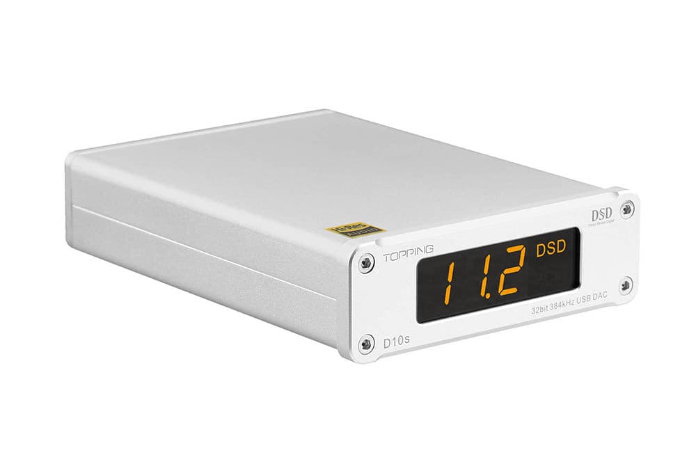 TOPPING D10S MINI USB DAC CSS XMOS XU208 ES9038Q2M OPA2134 DSD 256 PCM 384 Audio Amplifier Decoder.