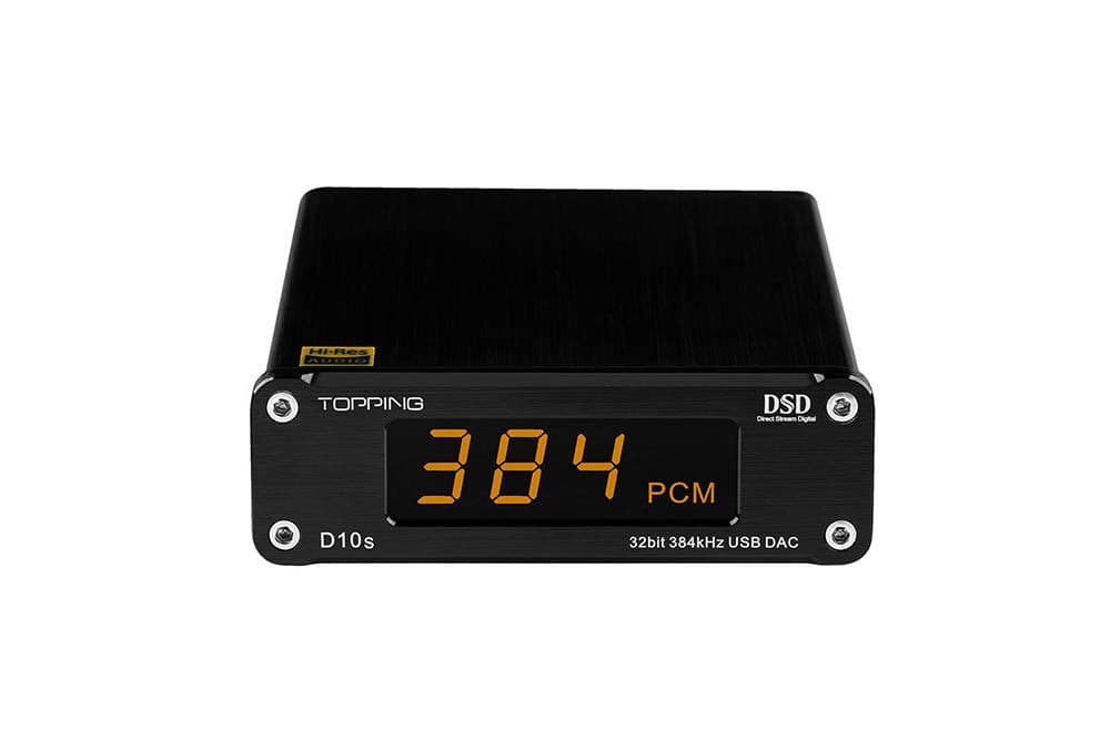 TOPPING D10S MINI USB DAC CSS XMOS XU208 ES9038Q2M OPA2134 DSD 256 PCM 384 Audio Amplifier Decoder.