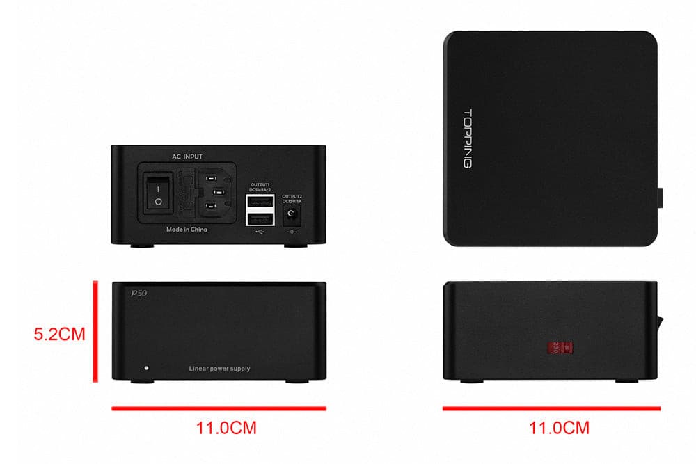 TOPPING P50 Low Noise Linear Power Supply for Topping D50 D50s DX3 Pro D30.