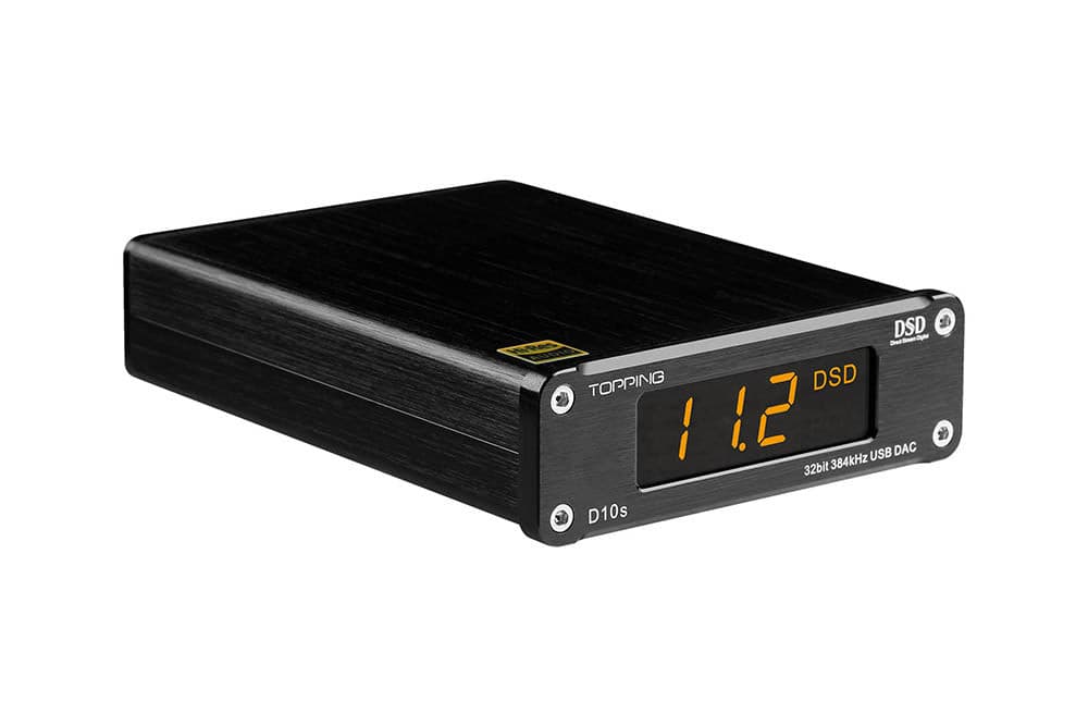 TOPPING D10S MINI USB DAC CSS XMOS XU208 ES9038Q2M OPA2134 DSD 256 PCM 384 Audio Amplifier Decoder.