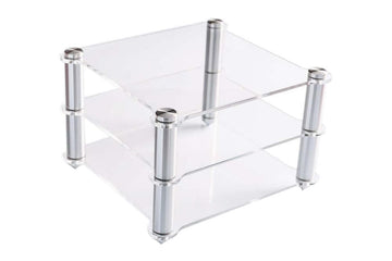 TOPPING Acrylic Rack For D30 Decoder A30 HIFI Amplifier Amp rack Transparent equipment two-layer Rack.