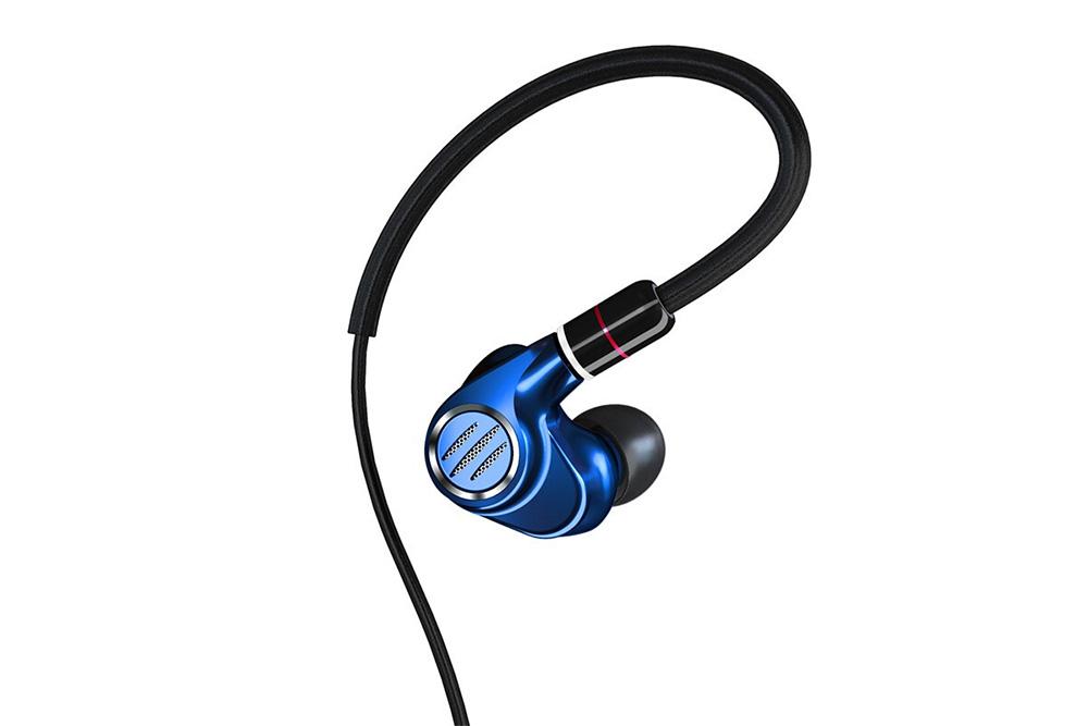 BGVP DMS HIFI Hybrid Earphone 6BA+1DD High Resolution with Detachable MMCX In-Ear Monitors Earphones.