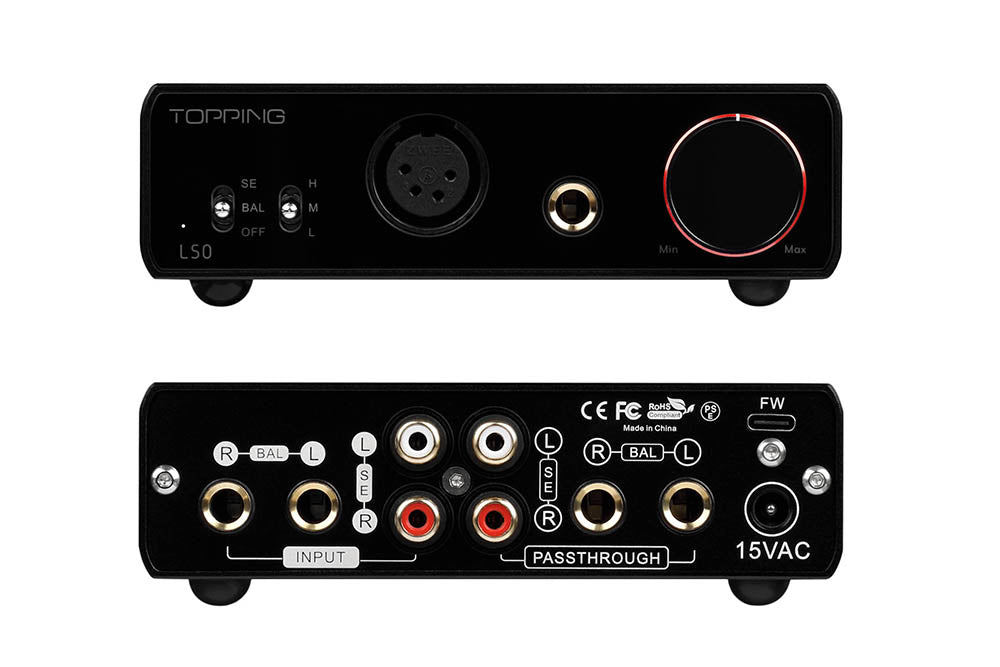 Perioperativ periode smeltet ballet TOPPING L50 Headphone Amplifier