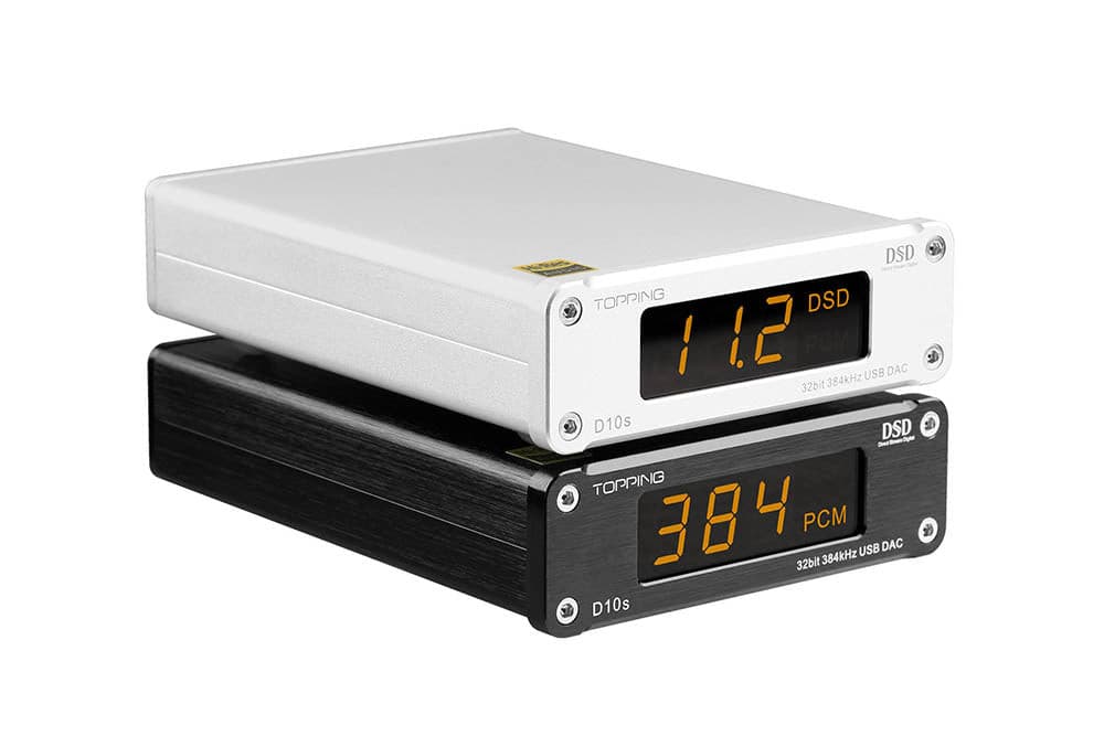 TOPPING D10S MINI USB DAC CSS XMOS XU208 ES9038Q2M OPA2134 DSD 256 PCM 384 Audio Amplifier Decoder.