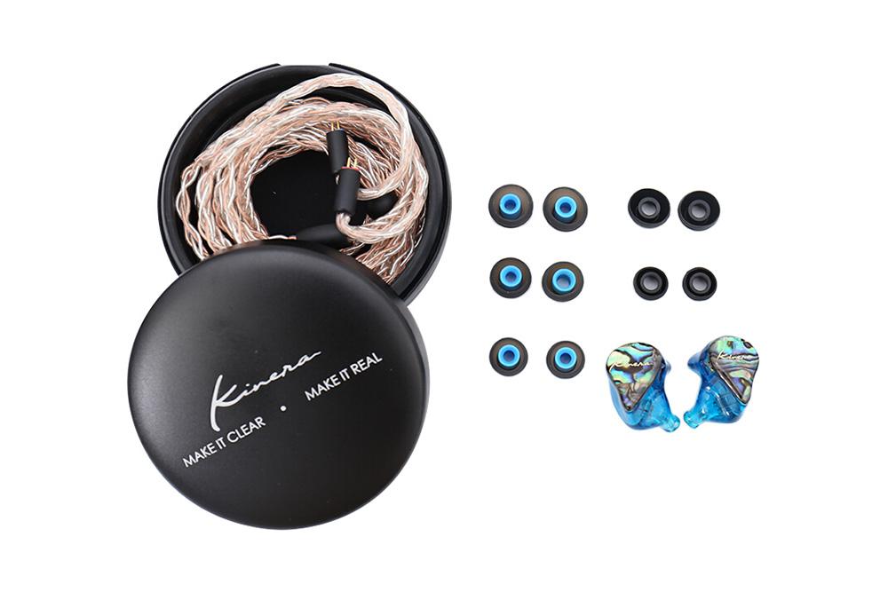 Kinera IDUN In Ear Earphone 2BA+1DD Hybrid Sport Earphone With Silver Copper Weave Cable - SHENZHENAUDIO