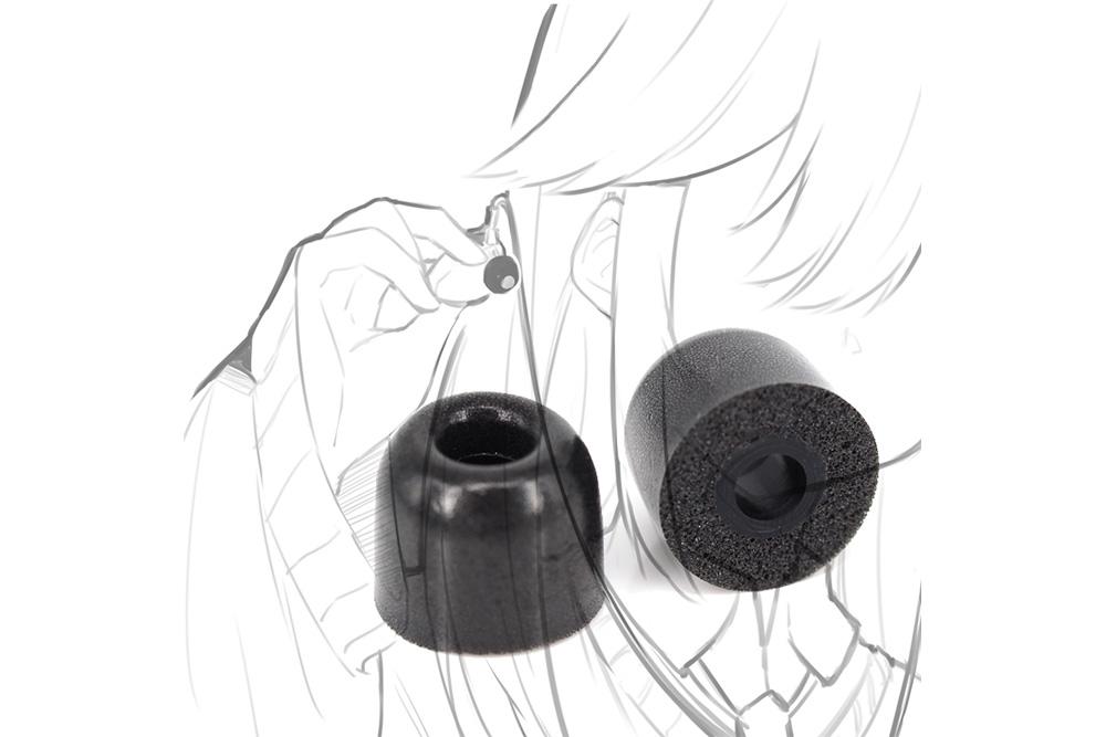 Moondrop MIS-Tip Sponge Eartips for KXXS/ Spaceship/S8 Earphones(2 pair) - SHENZHENAUDIO