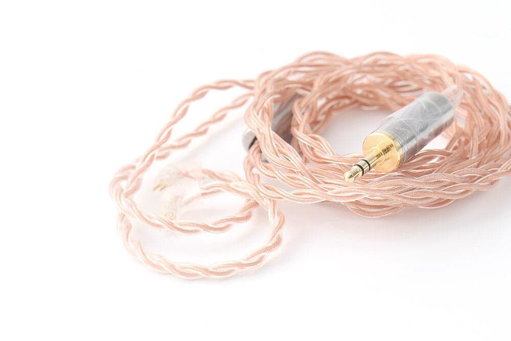 MoonDrop Violet II 6N OCC 0.78 Double Pin 3.5mm Single End/2.5mm Balance/4.4mm Balance Plug Earphone Upgrade cable - SHENZHENAUDIO