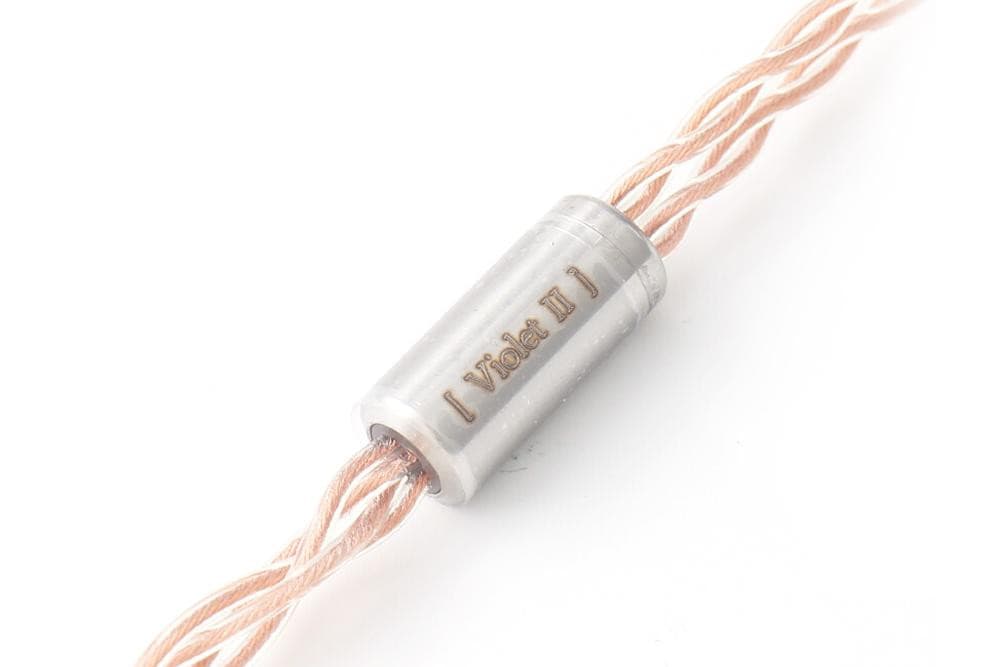 MoonDrop Violet II 6N OCC 0.78 Double Pin 3.5mm Single End/2.5mm Balance/4.4mm Balance Plug Earphone Upgrade cable - SHENZHENAUDIO