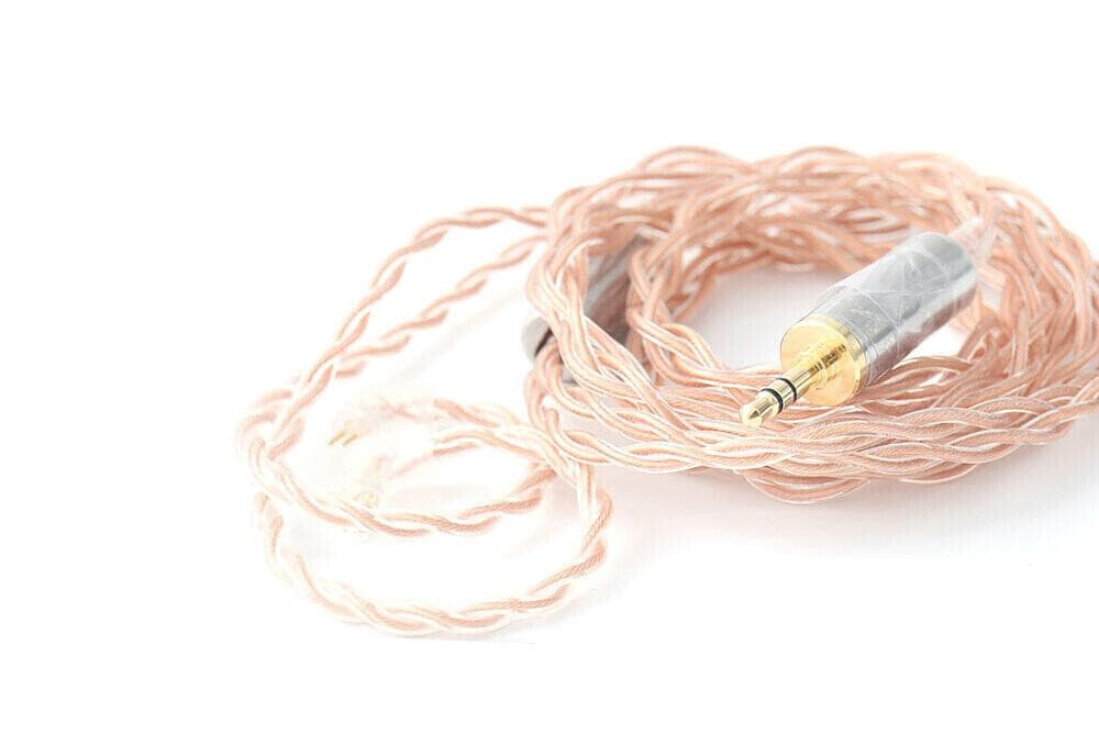 MoonDrop Violet II 6N OCC 0.78 Double Pin 3.5mm Single End/2.5mm Balance/4.4mm Balance Plug Earphone Upgrade cable - SHENZHENAUDIO