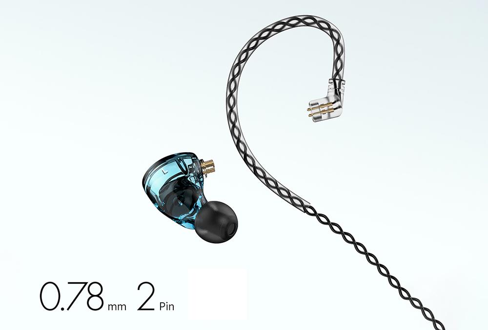 NF Audio NM2 Earphone Double Cavity Dynamic Driver Earphone with 0.78mm 2Pin Cable - SHENZHENAUDIO
