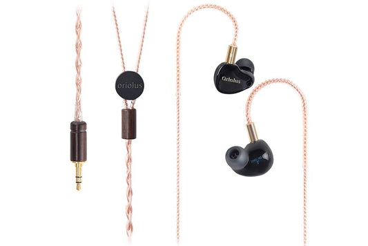 Oriolus Black Oriolus 1DD+3BA Earphone Demark Sonion BA Driver+10mm custom Dynamic Driver HiFi IEM Earphone - SHENZHENAUDIO