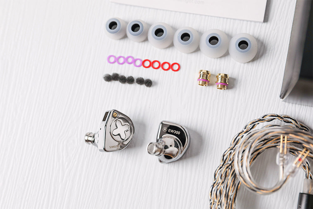 SIMGOT EW300 HBB版　中華イヤホン　有線 SIMGOT HBB EW300 1DD+1Planar+1PZT Hybrid Driver In Ear