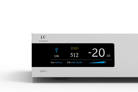 J.C Acoustics UDP-5 Dual ES9039Q2M Desktop DAC & Headphone Amplifier