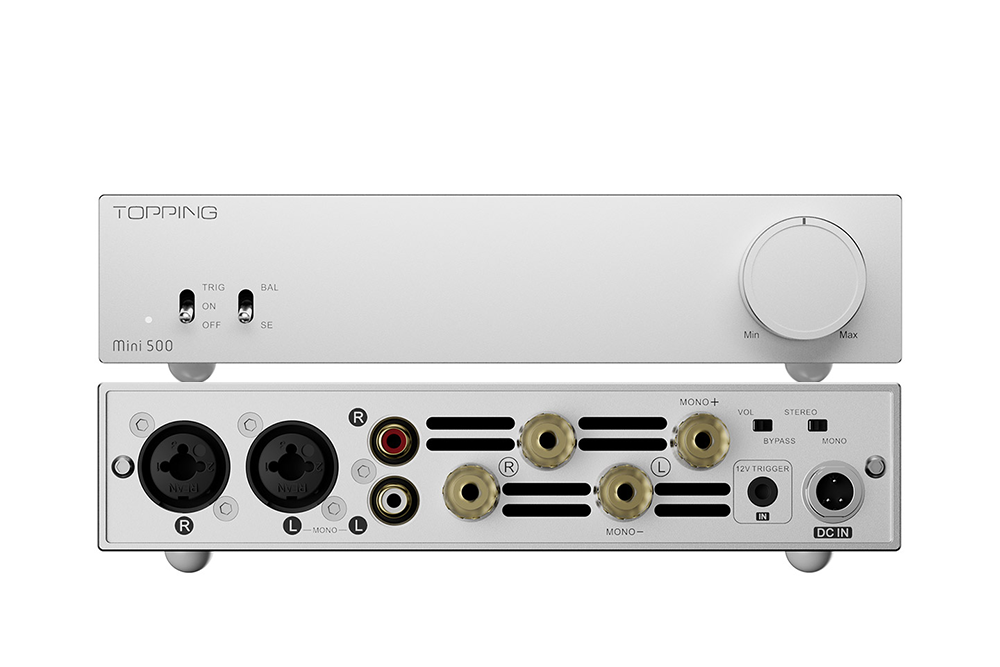 TOPPING Mini 500  Fully Balanced Desktop Speaker Amplifier.