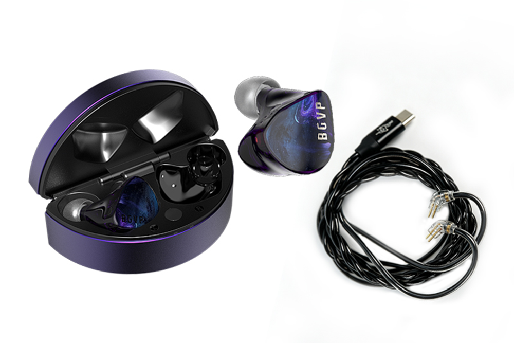 BGVP Q5 1DD + 2BA + 1PZT True Wireless Dual-model Bluetooth In-ear Headphone.