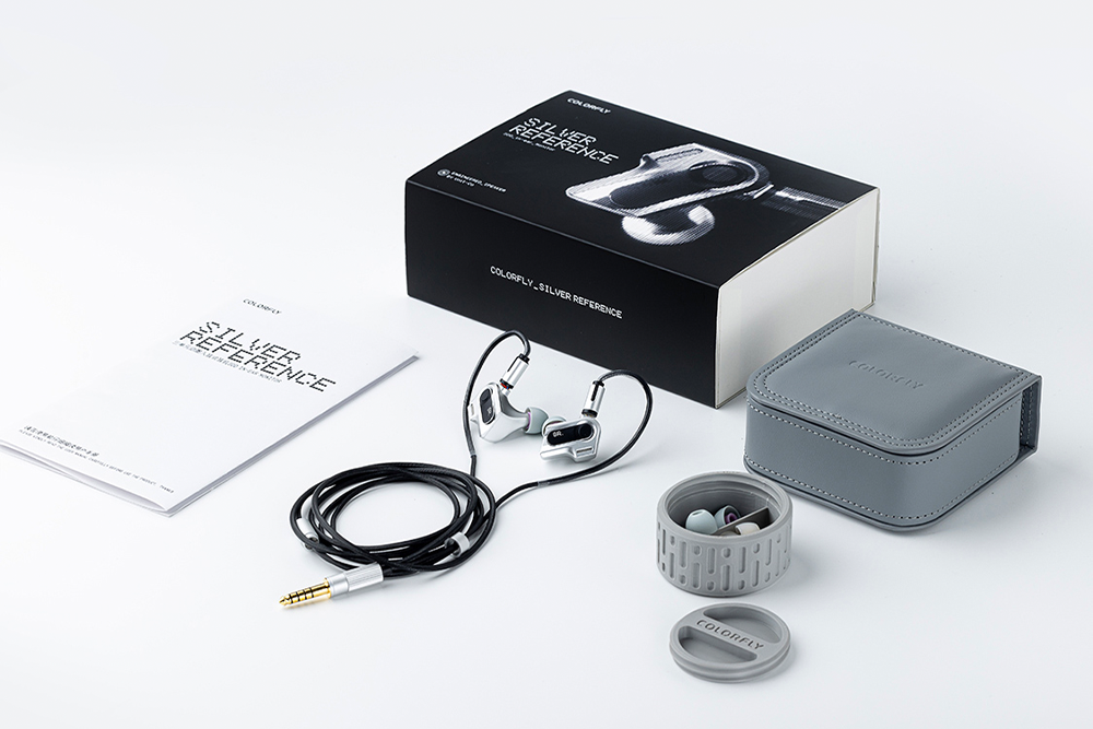 COLORFLY Silver Reference Three Dynamic Drivers In-ear Headphone