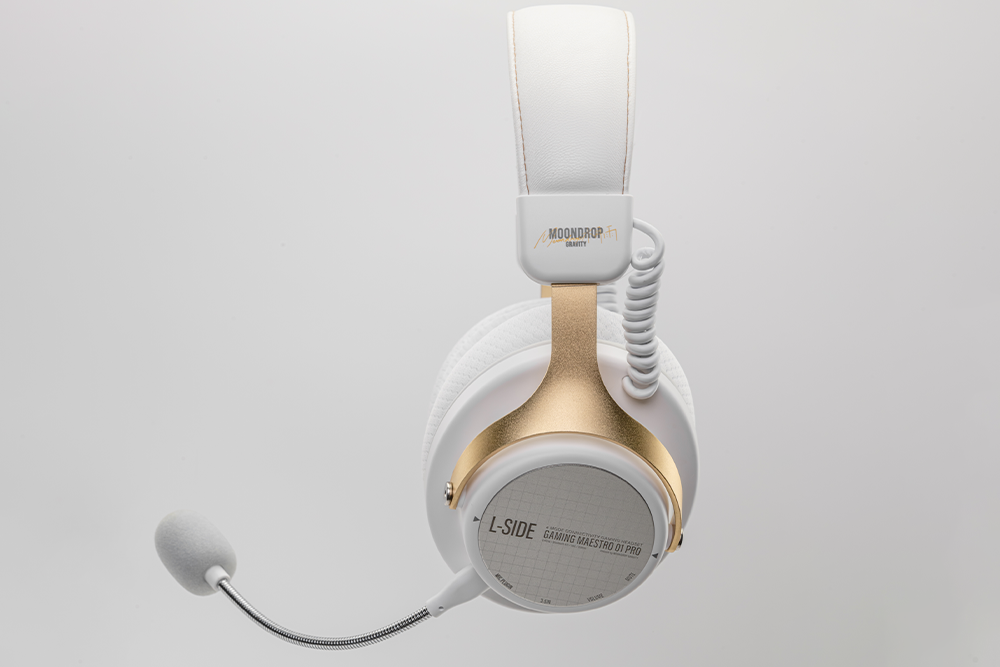 MOONDROP: Gravity GM-01 PRO 50mm Dynamic Driver Professional Gaming Over-ear Headphone.