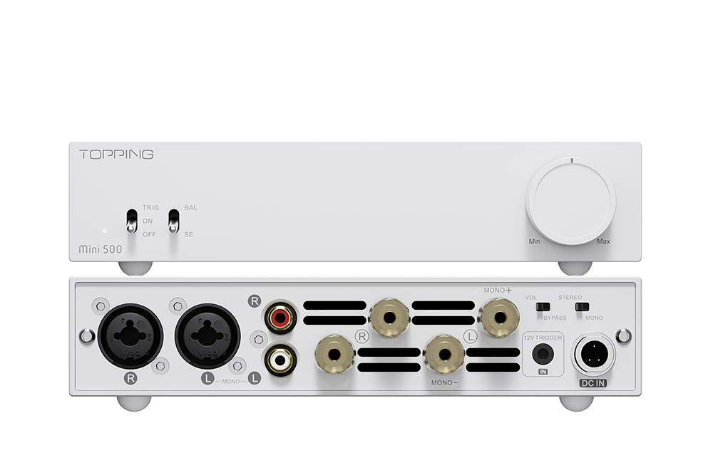 TOPPING Mini 500  Fully Balanced Desktop Speaker Amplifier.