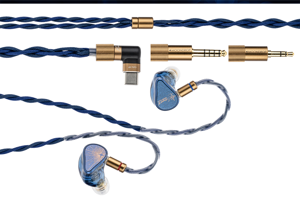 MOONDROP Starfield III DWT Dual Dynamic Driver In-ear Headphone.
