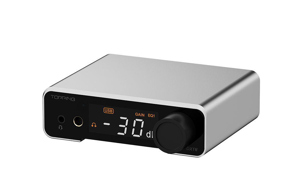 TOPPING DX1 II ES9039Q2M Desktop DAC & Headphone Amplifier.