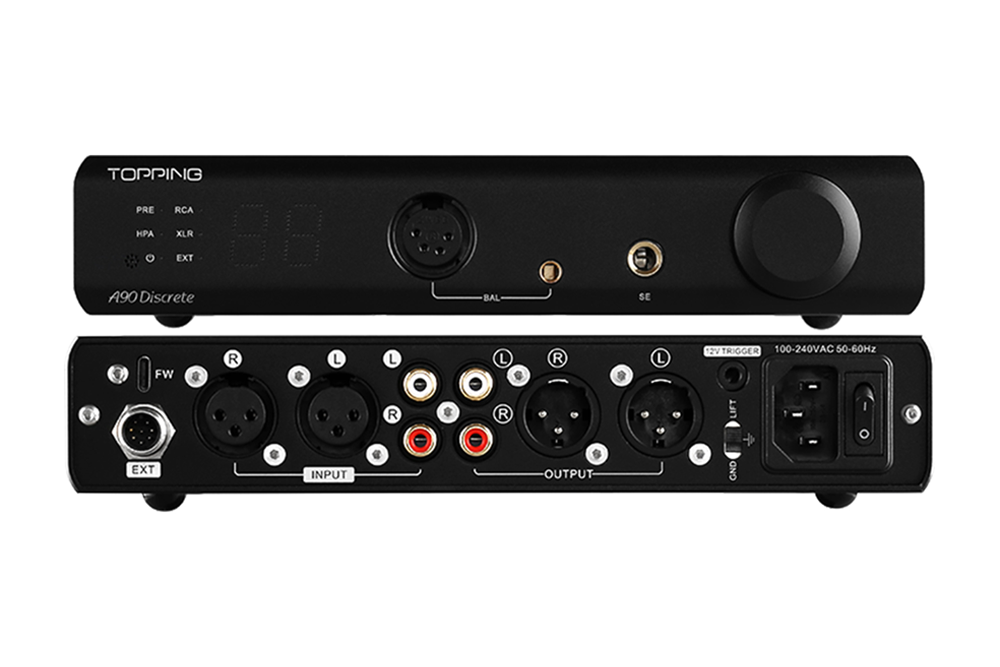 TOPPING A90 Discrete Headphone Amplifier TOPPING A90 Discrete Headphone Amplifier