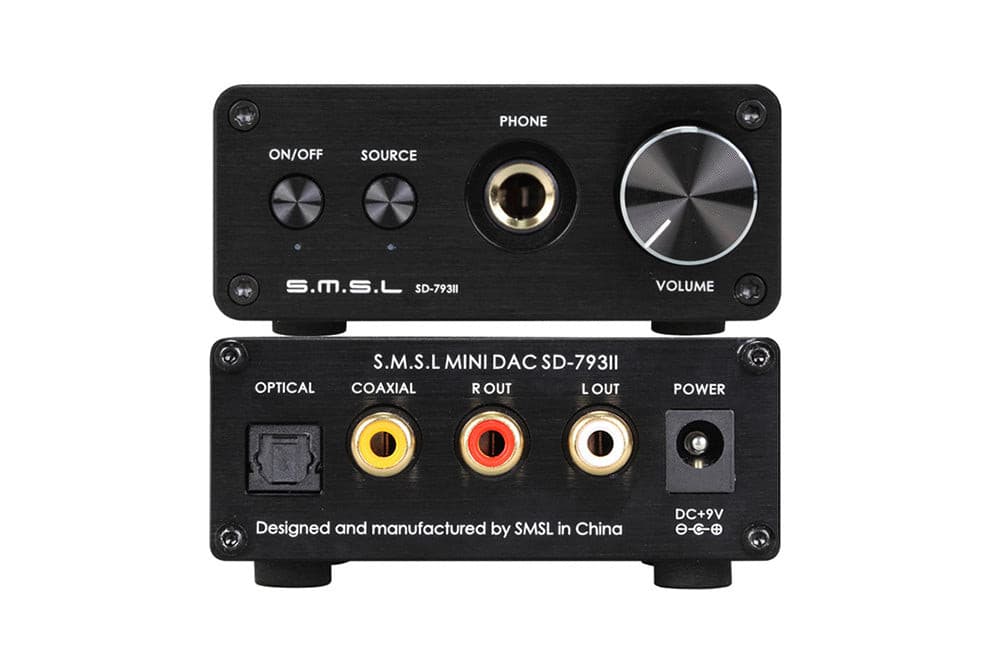 SMSL SD-793II Headphone Amplifier PCM1793 DIR9001 DAC Digital Audio Decoder.