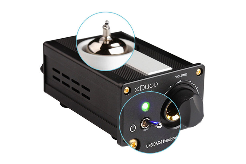 XDUOO TA-01B 12AU7 Tubes Amplifier High Performance HIFI USB DAC Tube Headphone Amplifier.