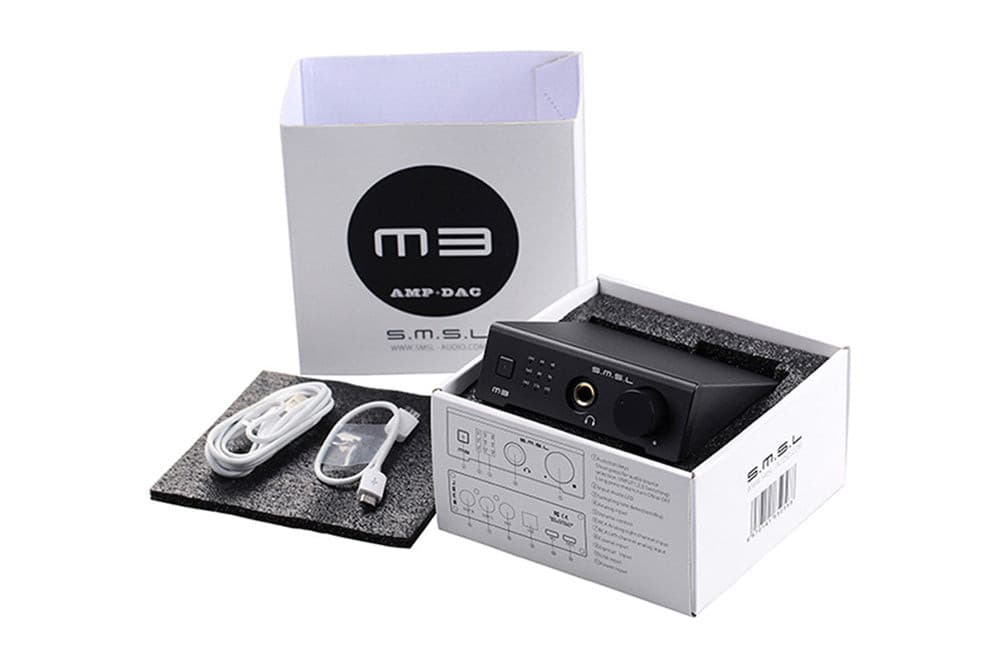 SMSL M3 DAC USB/Optical/ Coaxial Function Hi-Fi Audio Decoder All-in-one Amplifier.