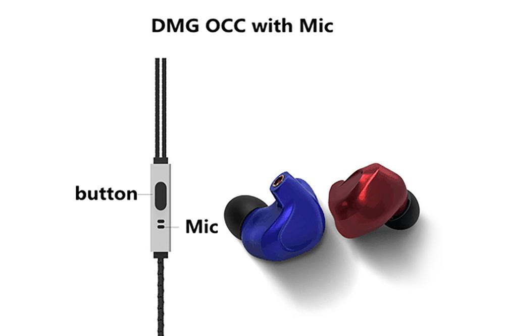 BGVP DMG HIFI Hybrid Earphone 2DD+4BA In-Ear Earphones with Detachable MMCX Replaceable Cable.