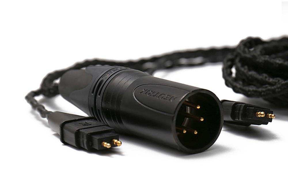 Fanmusic C6 Oxygen-free copper Cables 6.3 mm/4-pin XLR plug Headphone Upgraded Cable for HD580 HD600 HD650 HD6XX.