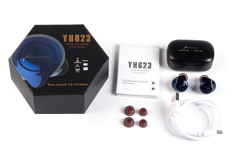 Kinera YH623 TWS Bluetooth 5.0 Noise Canceling HIFI In Ear Monitor Wireless Earphones - SHENZHENAUDIO