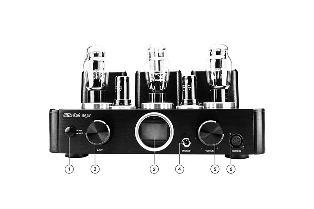 Little Dot A1 6SH7 Tube Amplifier ES9038PRO DSD512 DAC Decoding Amplifier Headphone Amplifier - SHENZHENAUDIO