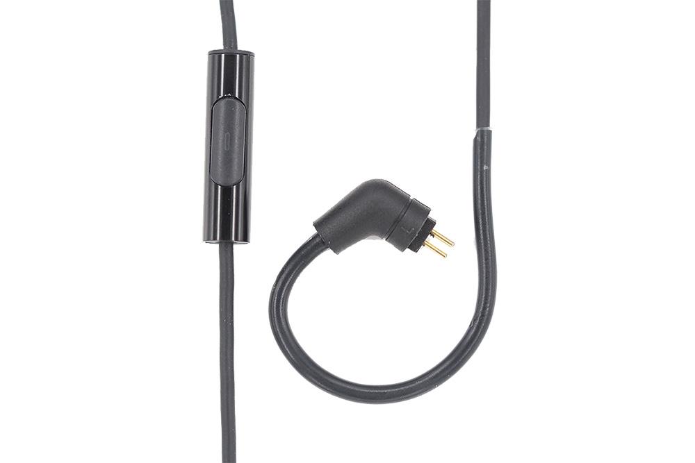 Moondrop MKI 0.78mm 2 Pin 3.5mm Plug Wire Control with Mic Earphone Cable - SHENZHENAUDIO